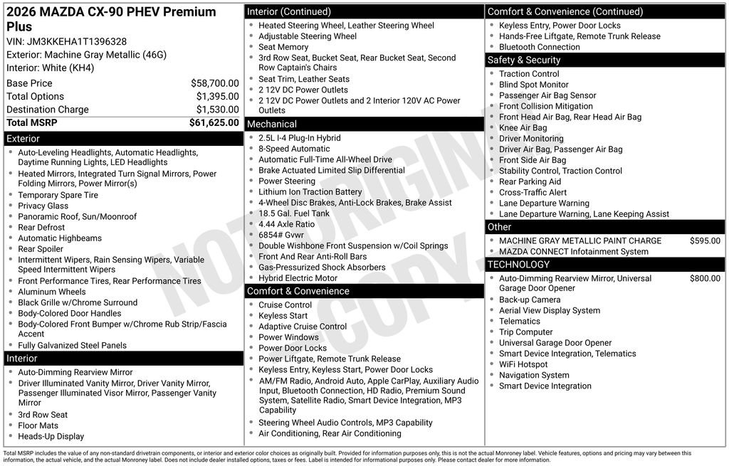 New 2026 Machine Gray Metallic Mazda Premium Plus AWD image 4