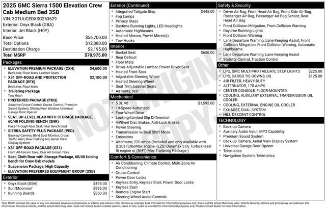 2025 GMC Sierra 1500 Elevation - Photo 35