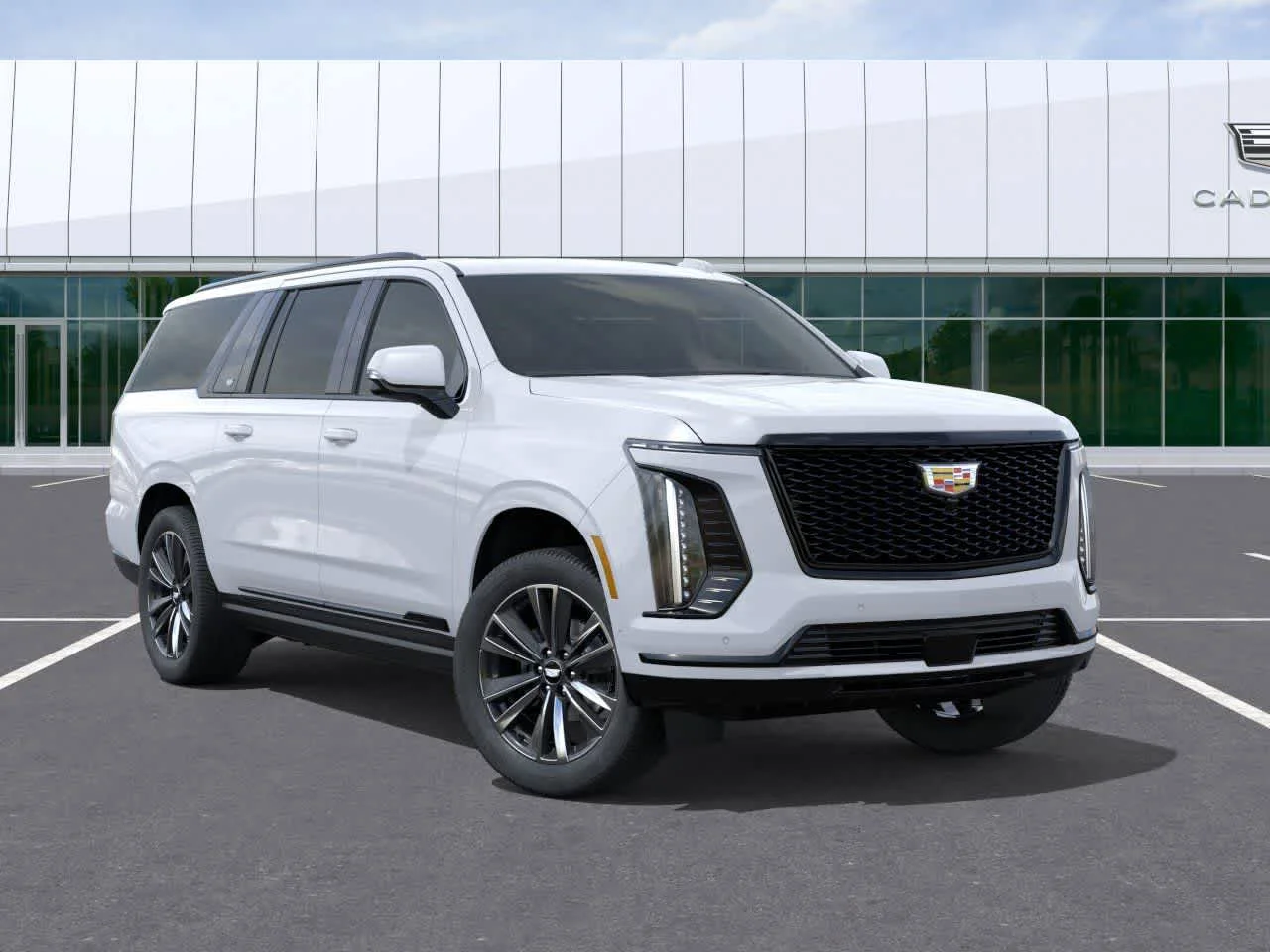 New 2026 Vibrant White Tricoat Cadillac Sport image 7