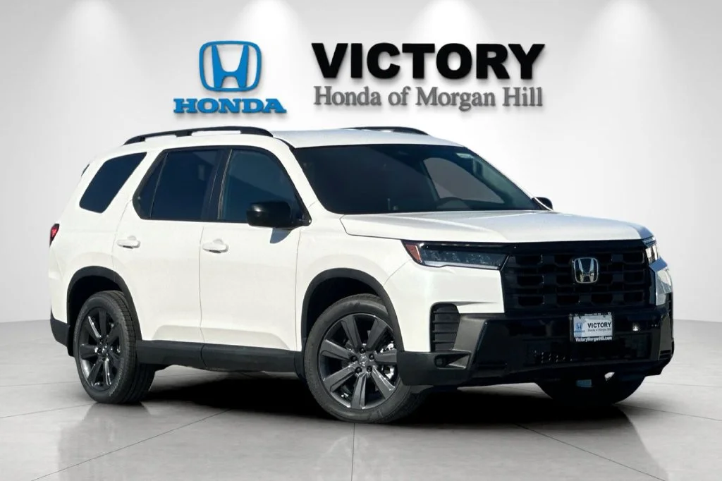 New 2026 Platinum White Pearl Honda Sport image 2