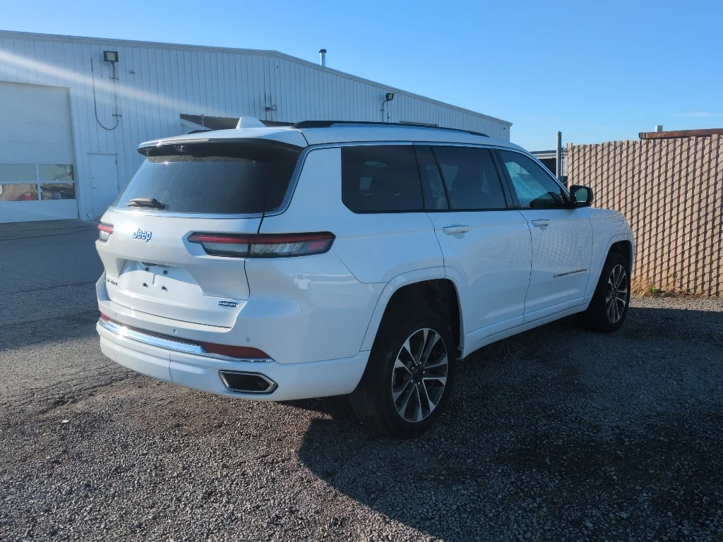 Used 2021 Bright White Clearcoat Jeep Overland image 6