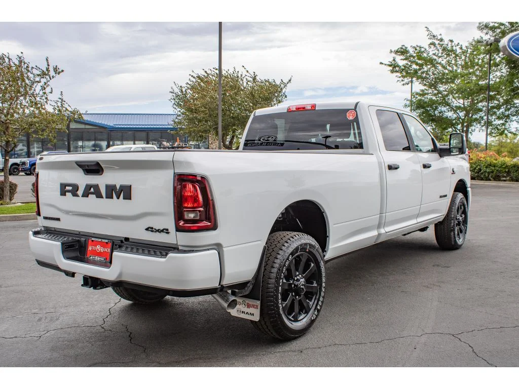 New 2026 Bright White Clear-Coat Exterior Paint RAM Big Horn image 8