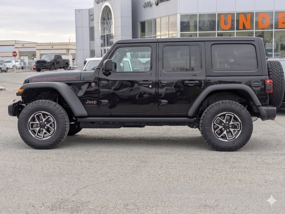 New 2026 Black Jeep Rubicon - - Nappa Leather - Convenience Grp - Safety Grp - 3-Piece Hardtop & More! image 5