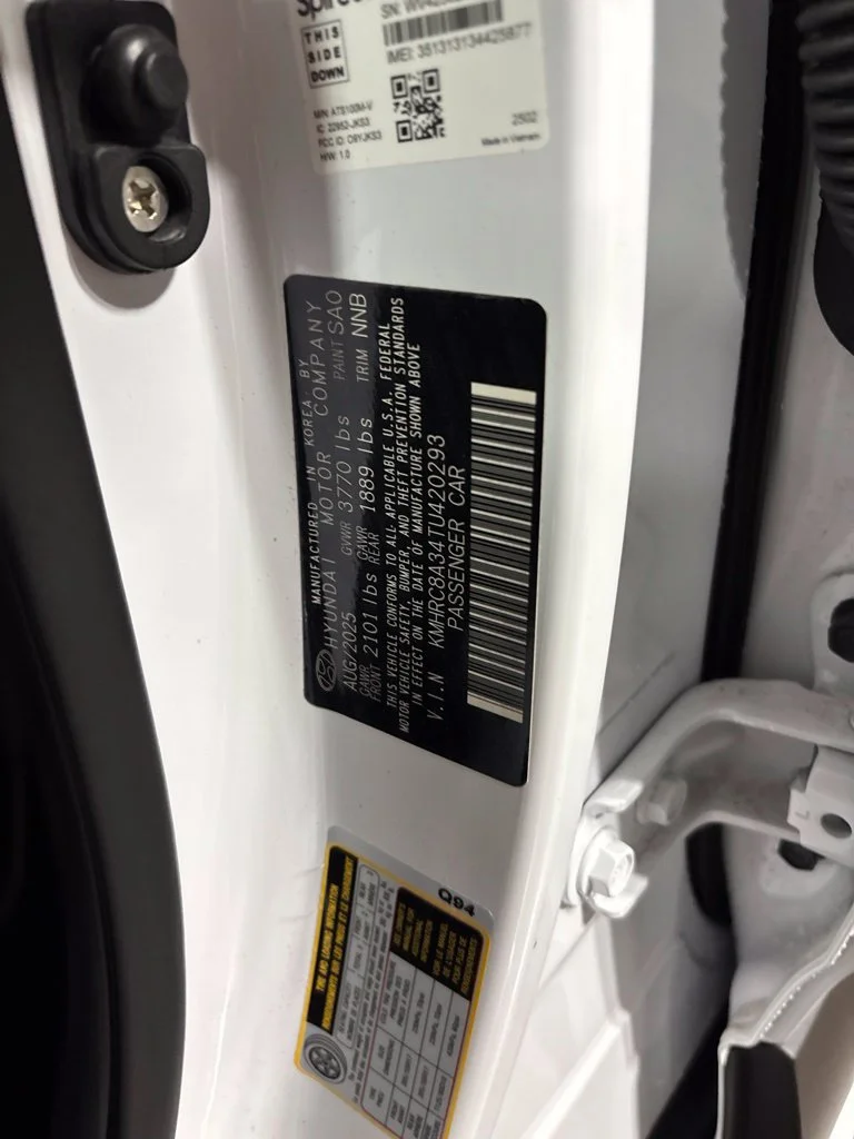 New 2026 White Hyundai SEL image 11