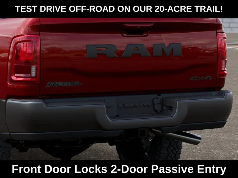 New 2026 Molten Red Pearl-Coat Exterior Paint RAM Rebel image 15