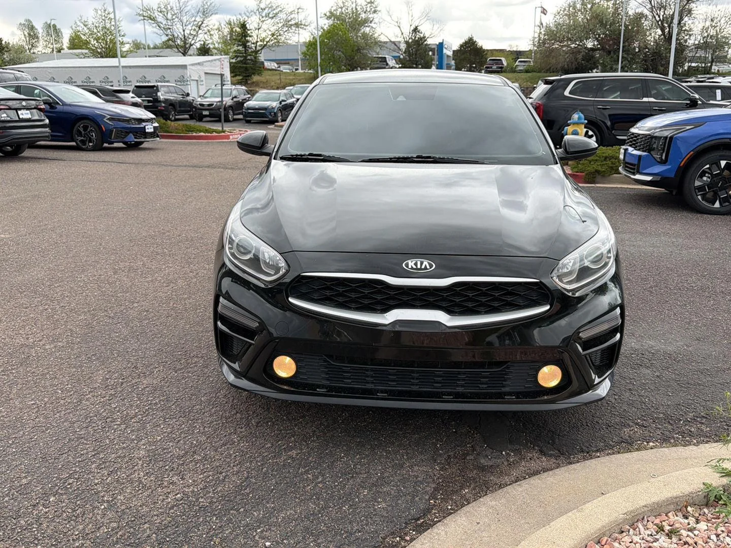 Used 2021 Aurora Black Kia LXS image 2