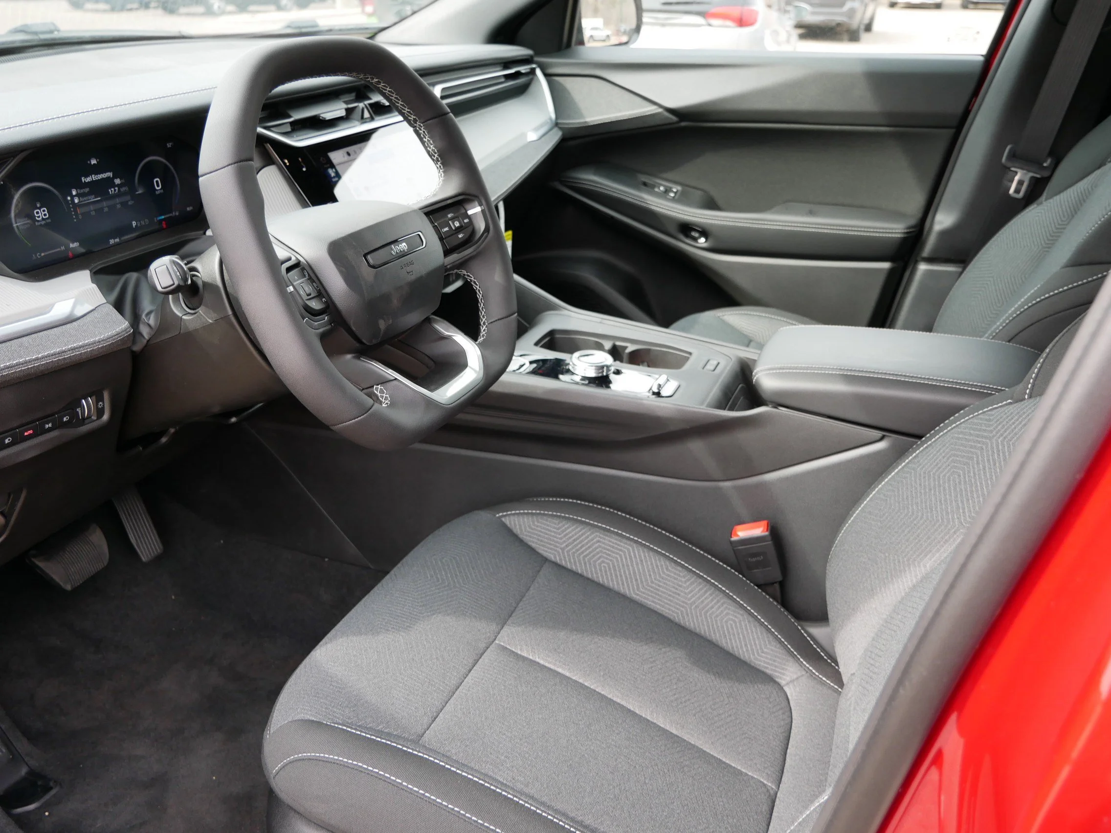 New 2026 Red Hot Pearl-Coat Exterior Paint Jeep Laredo image 7