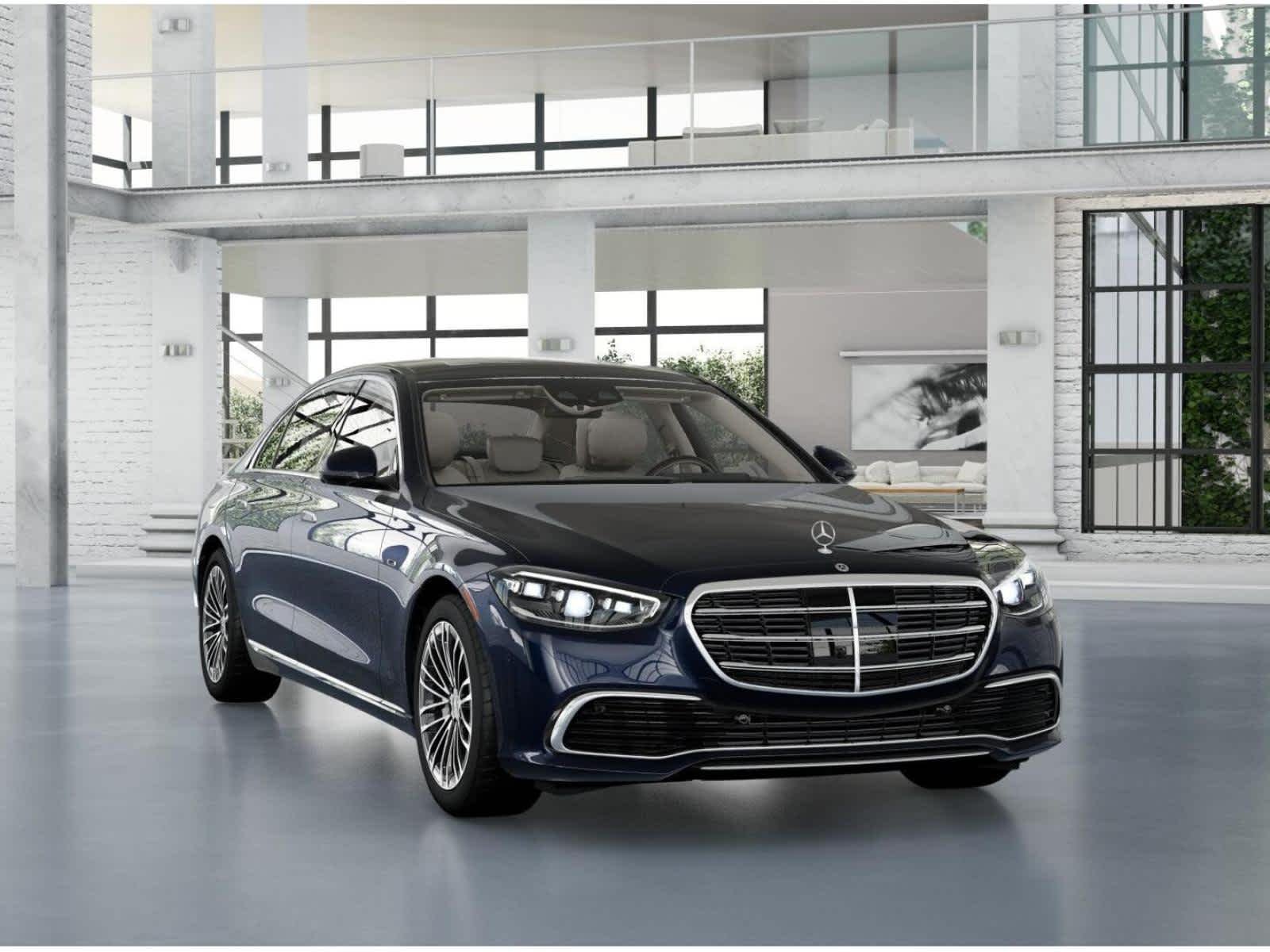 New 2025 Nautical Blue Metallic Mercedes-Benz S 580 image 8