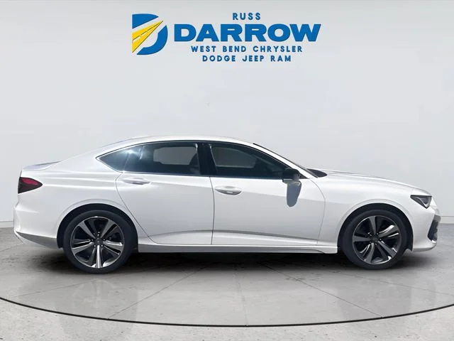 Used 2022 White Acura Advance image 7