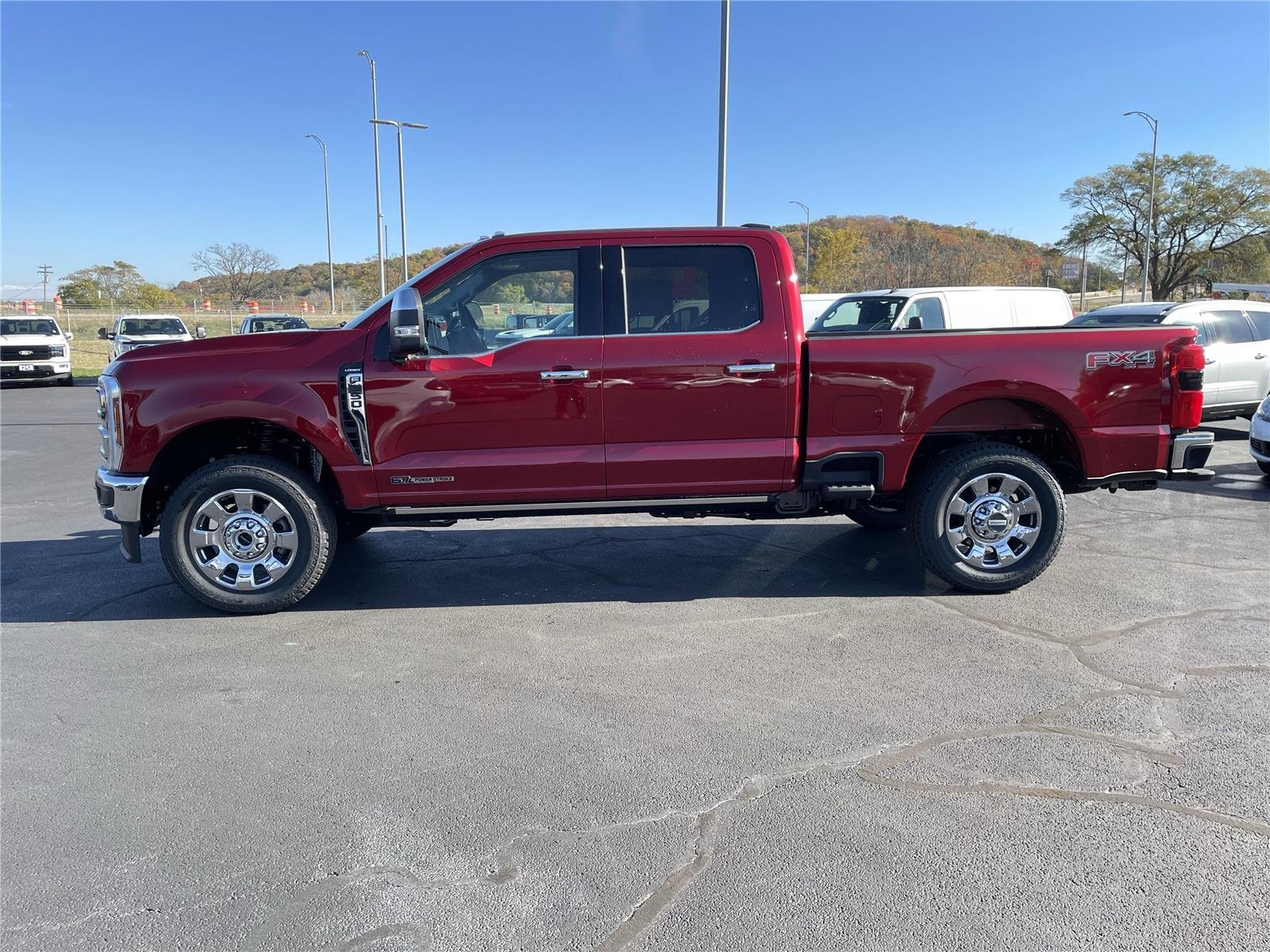 New 2026 Ruby Red Metallic Tinted Clearcoat Ford F-350® Lariat® image 42