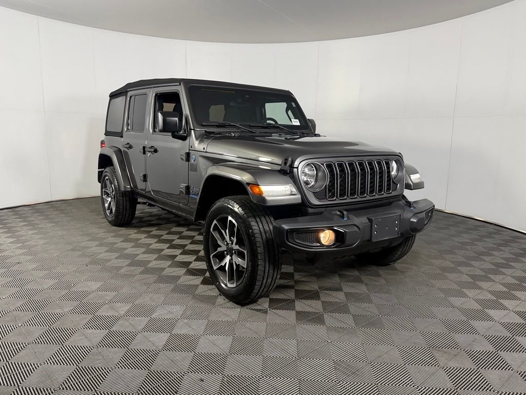 Certified Used 2024 Gray Jeep Sport S 4xe image 3