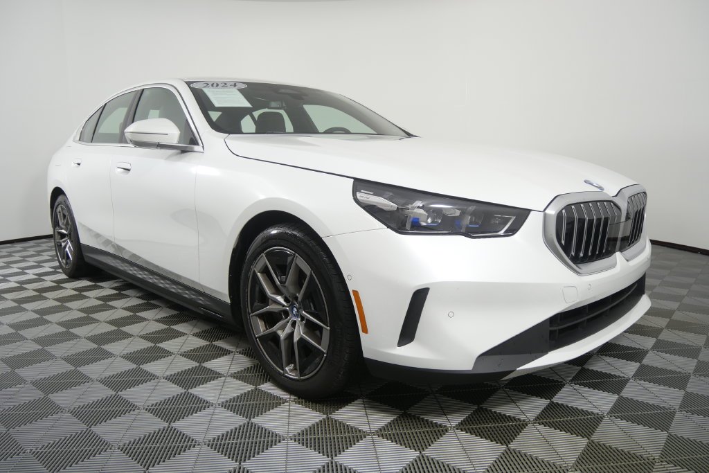 Certified Used 2024 White Metallic BMW eDrive40 image 2