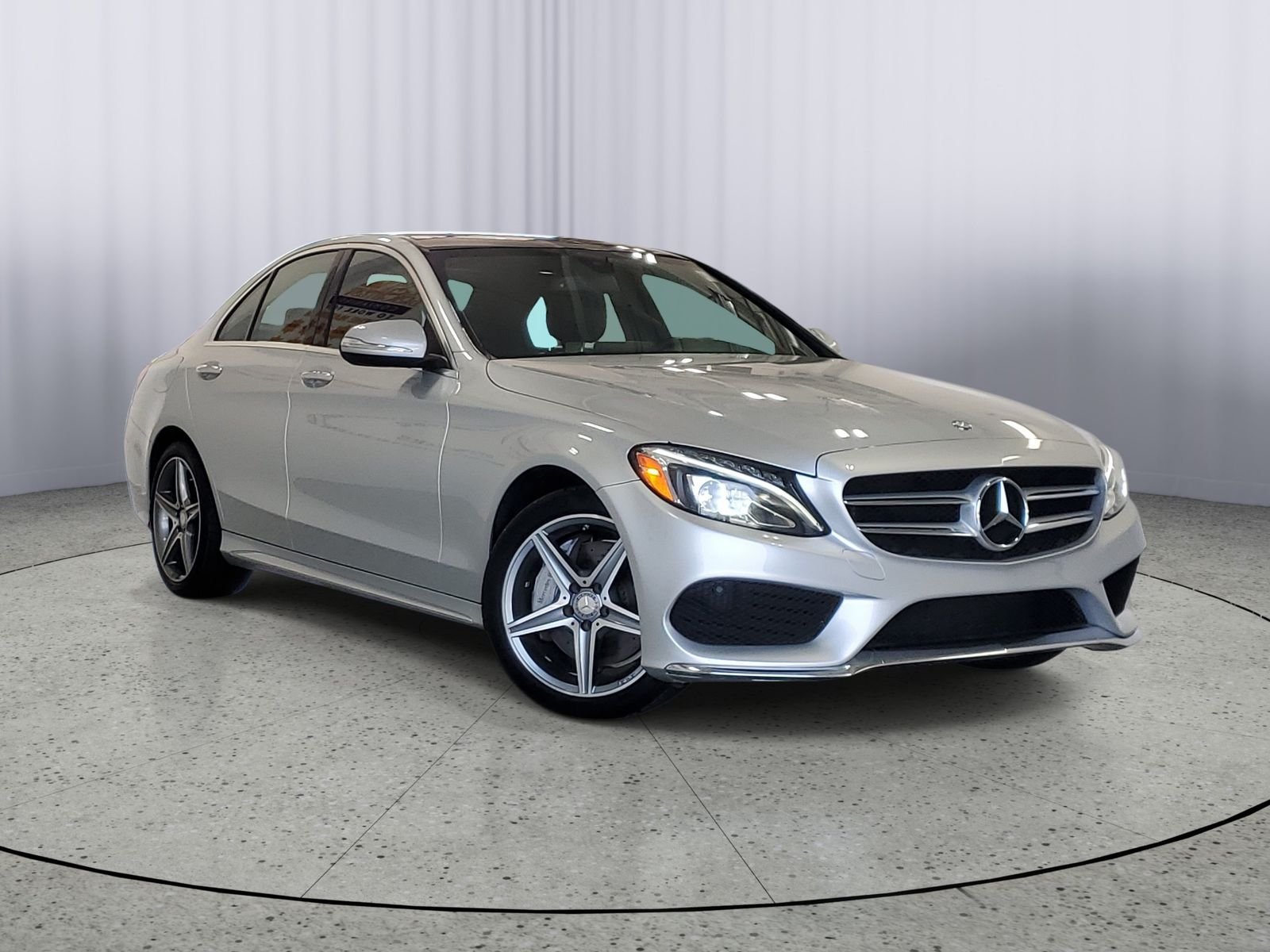 Used 2015 Silver Mercedes-Benz C 400 image 1
