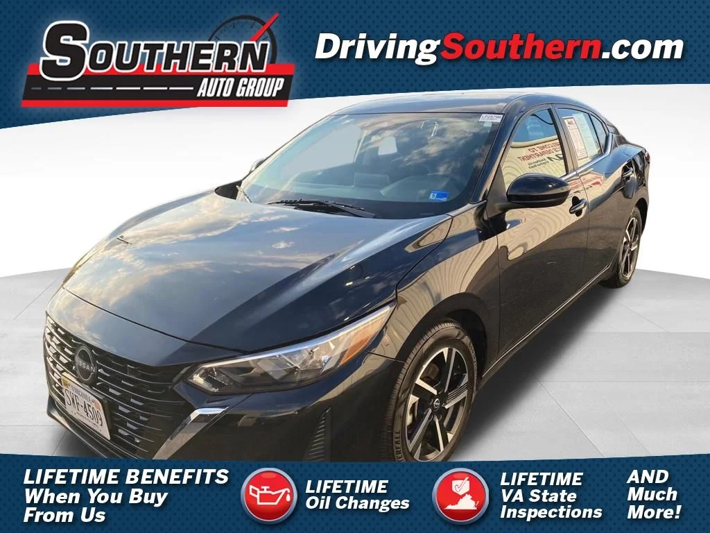 Used 2024 Black Nissan SV image 1