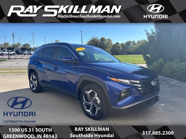 Certified Used 2024 Blue Hyundai SEL image 1