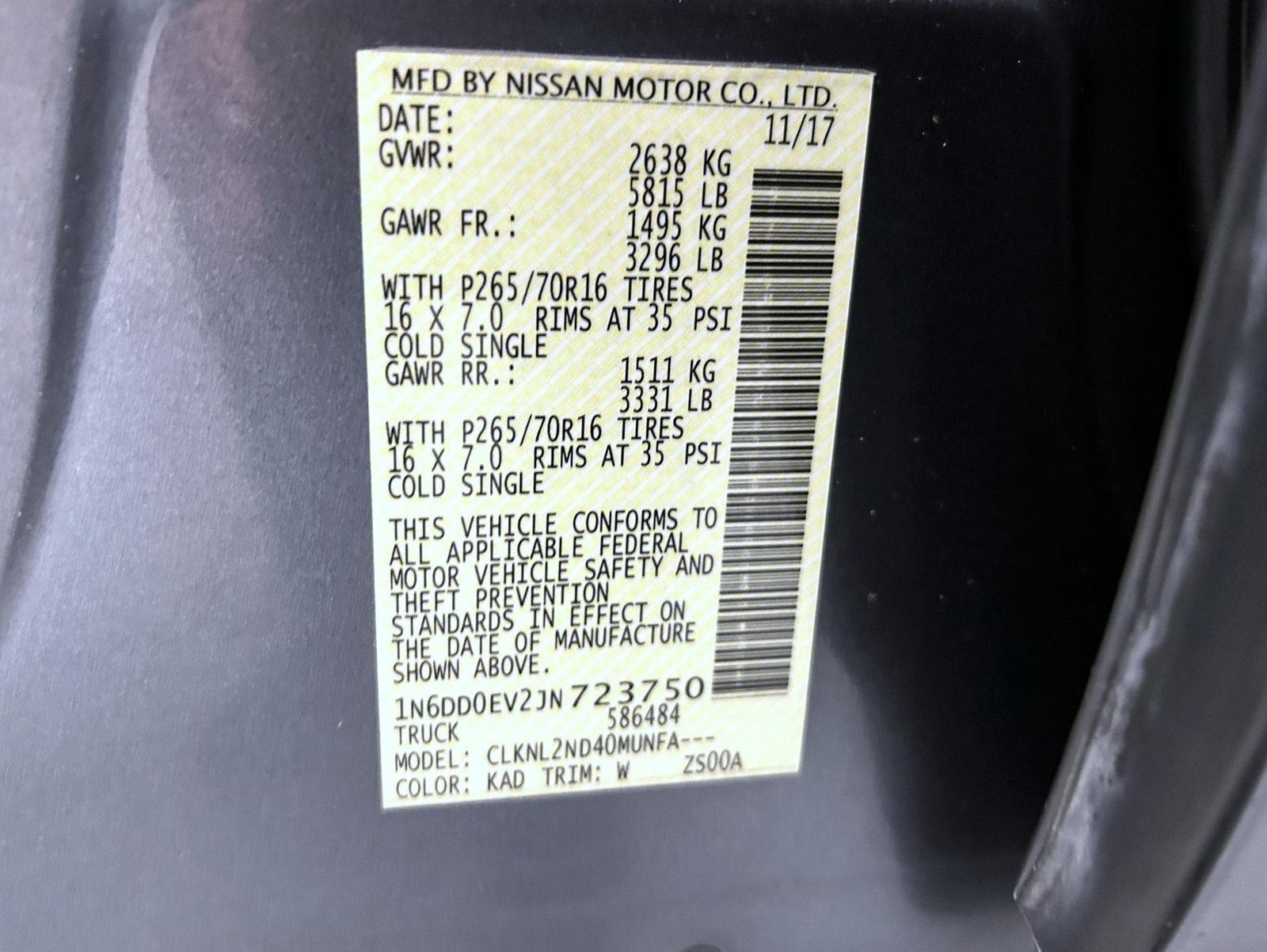 Used 2018 Gray Nissan SV image 24