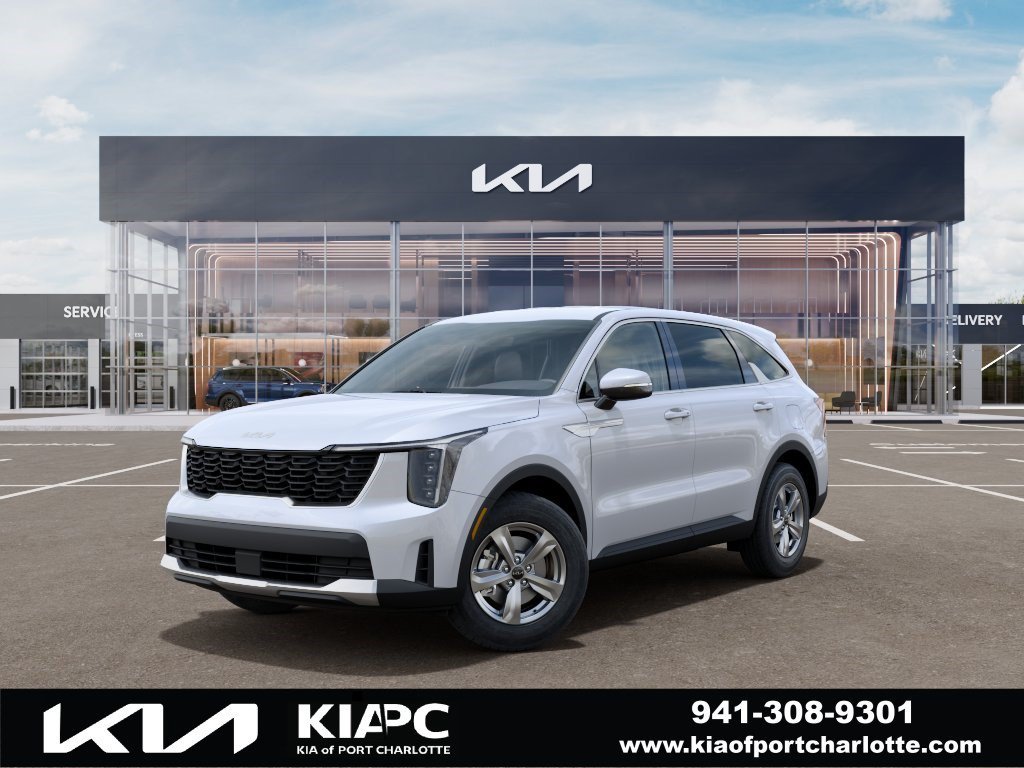 New 2026 Glacial White Pearl Kia LX image 1