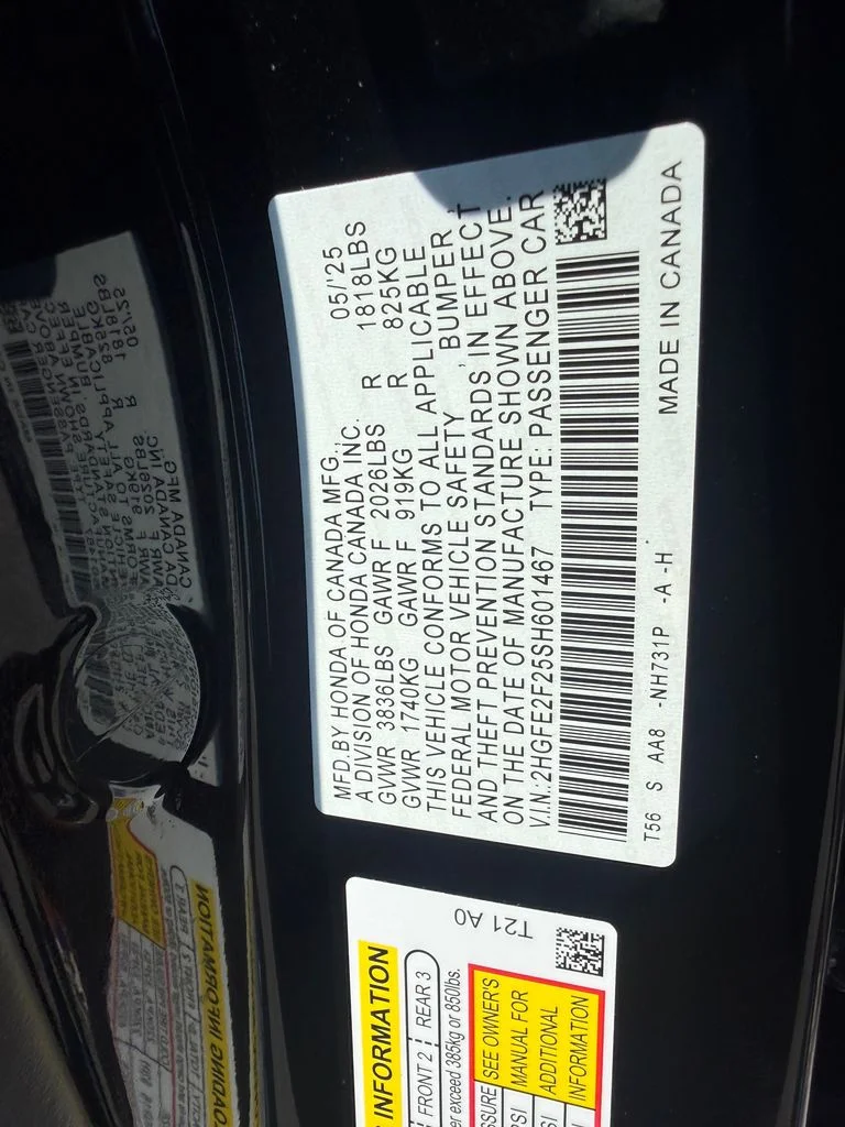 Used 2025 Gray Honda LX image 26