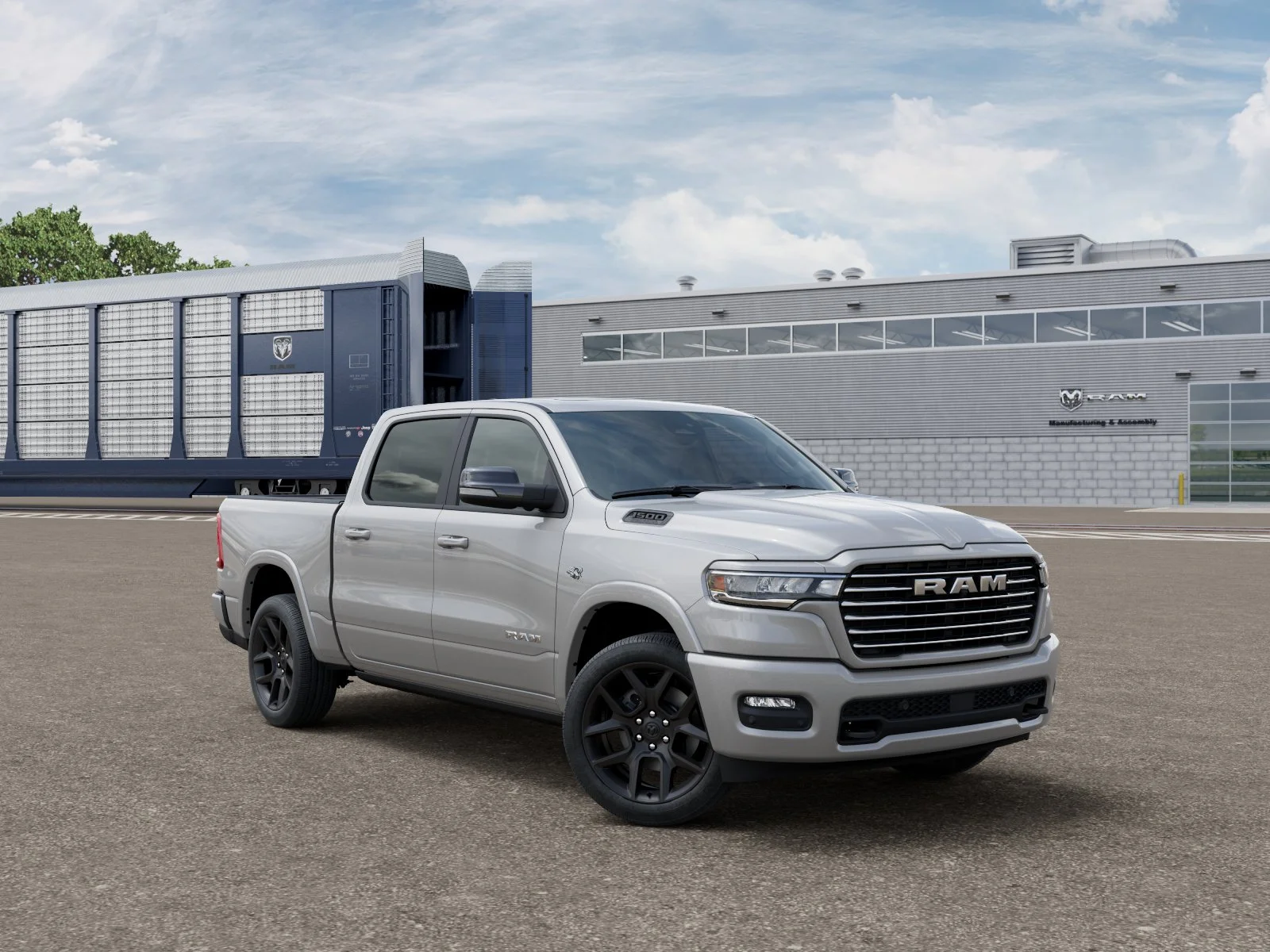 New 2027 Silver Zynith Exterior Paint RAM Laramie image 5