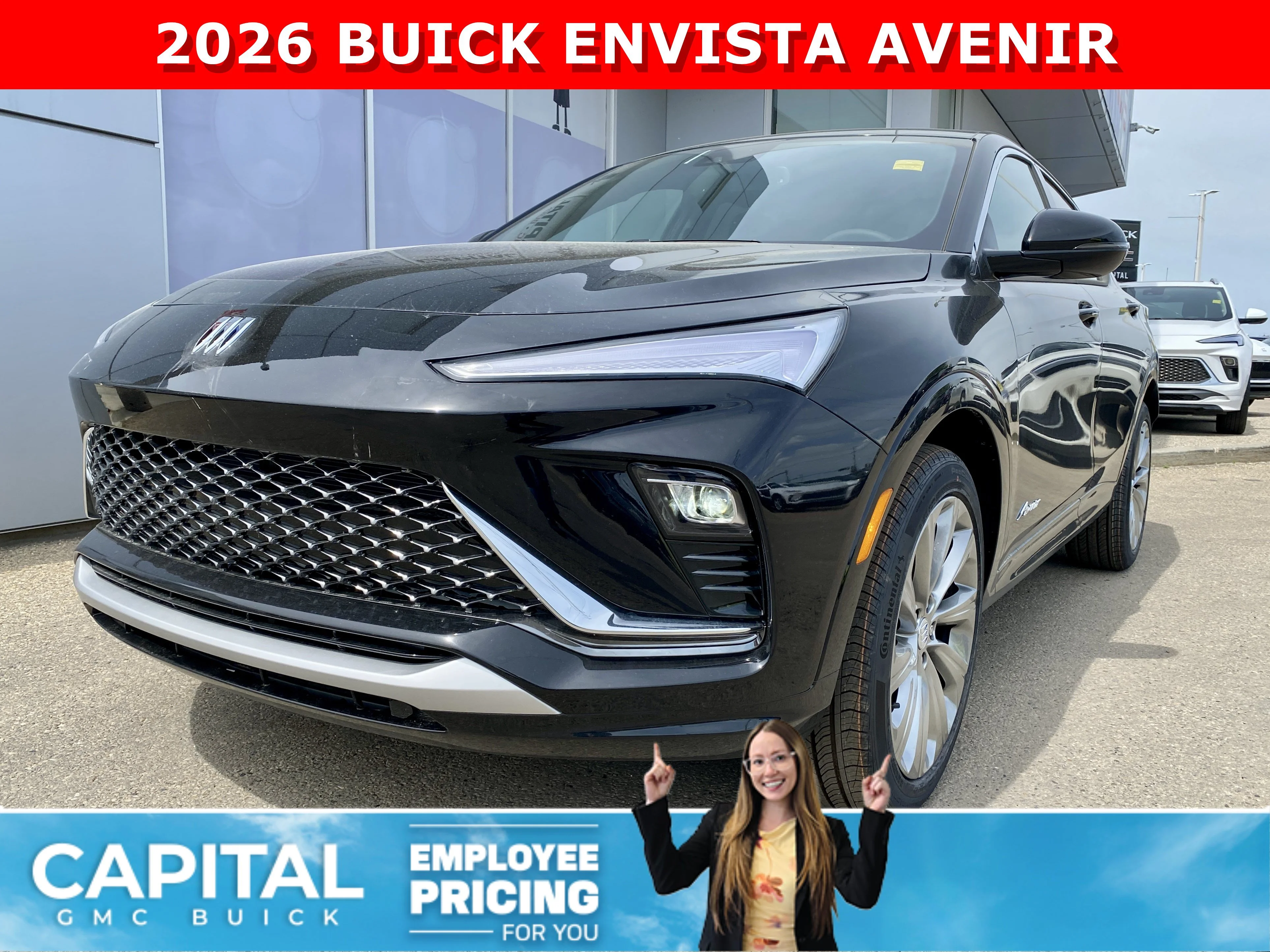 New 2026 EBONY TWILIGHT METALLIC Buick Avenir image 1