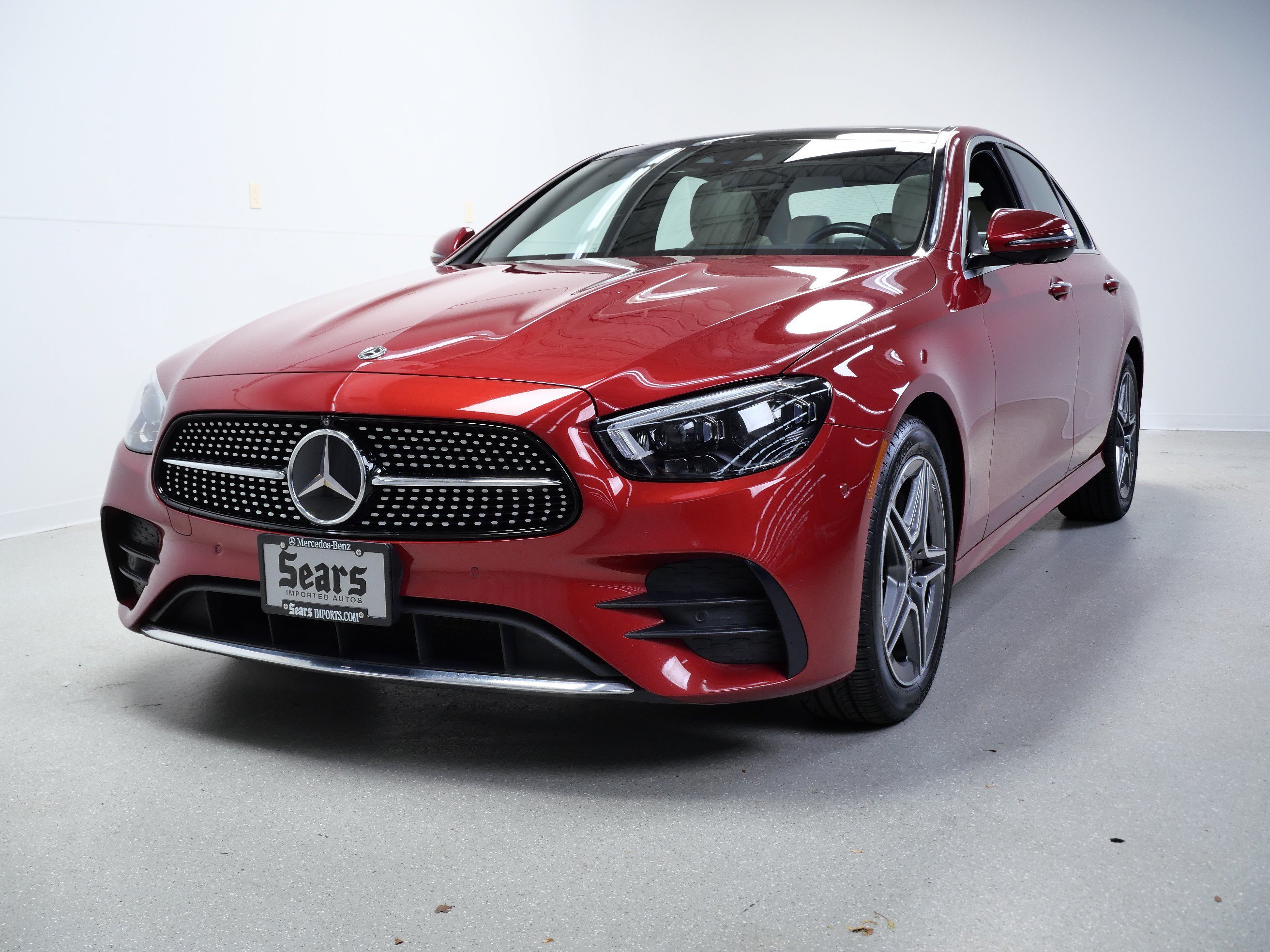 Used 2021 designo Cardinal Red Metallic Mercedes-Benz E 350 image 12