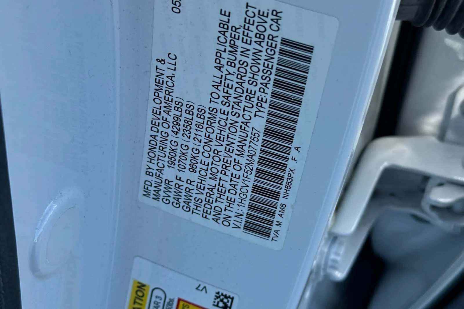 2021 Honda Accord EX-L - Photo 33