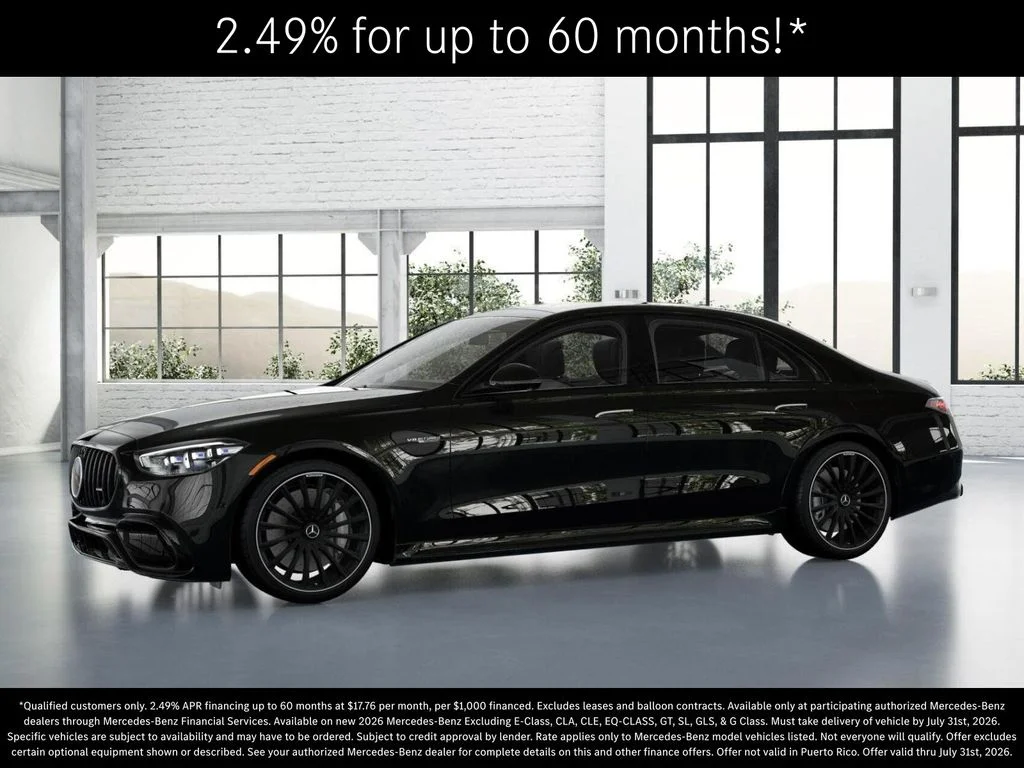 New 2026 Obsidian Black Metallic Mercedes-Benz AMG® S 63 E 4MATIC Sedan image 37