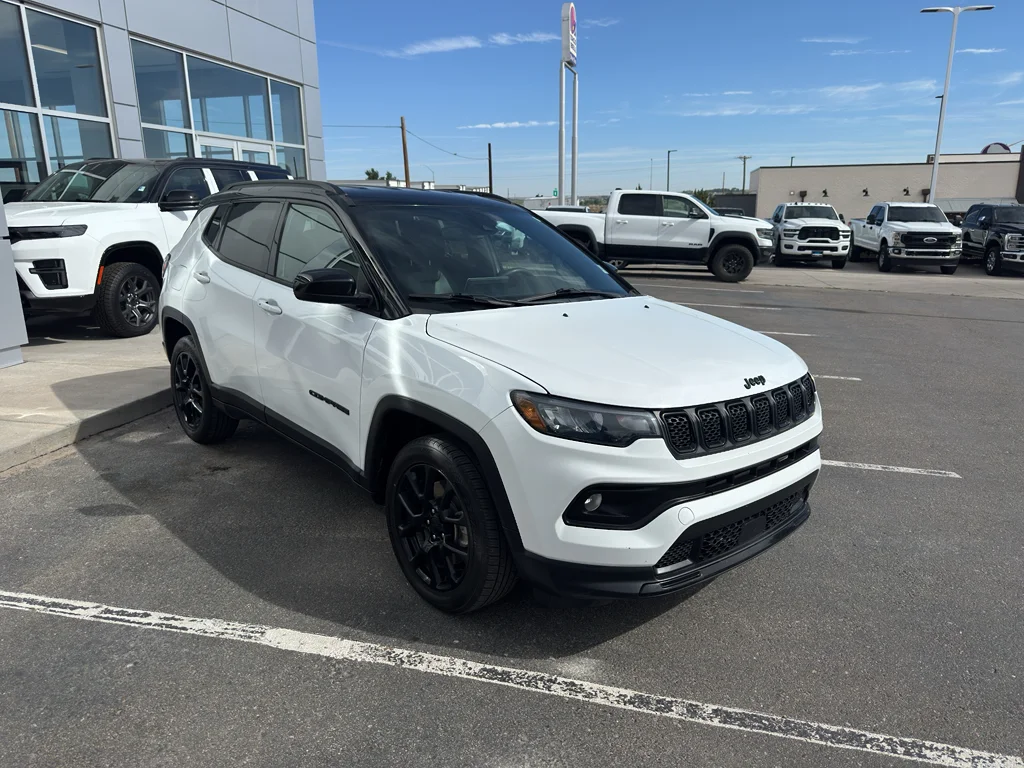 Used 2023 Bright White Clearcoat Jeep Altitude image 7