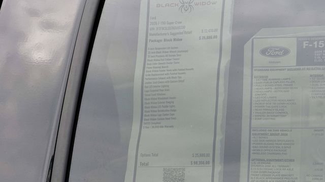 New 2026 Agate Black Metallic Ford Black Widow image 14