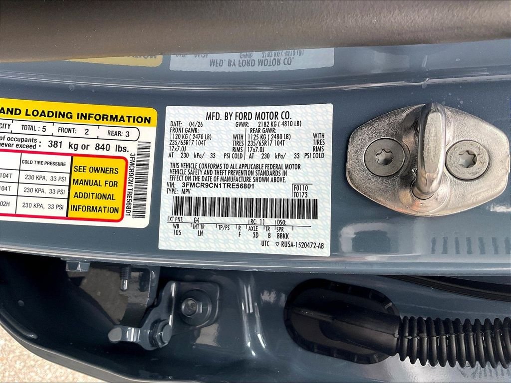 New 2026 Azure Gray Metallic Tri-Coat Ford Outer Banks image 16