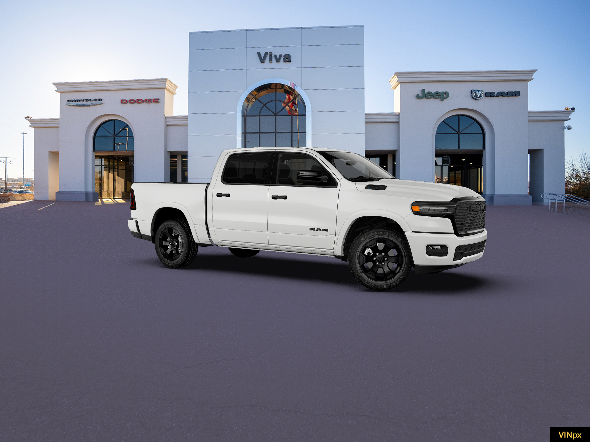 New 2027 Bright White Clearcoat RAM BIG HORN image 7