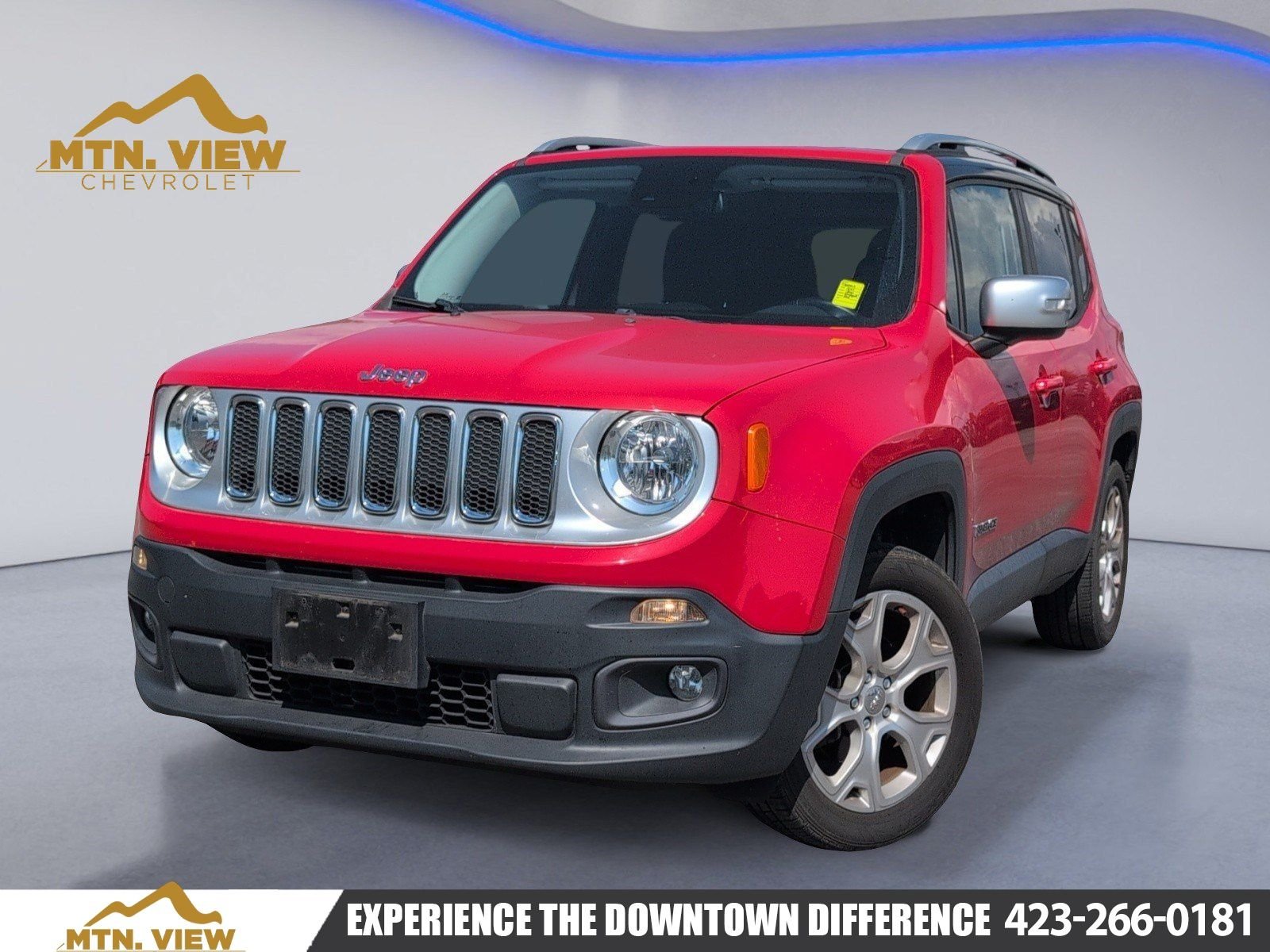 Used 2017 Red Jeep Limited image 1