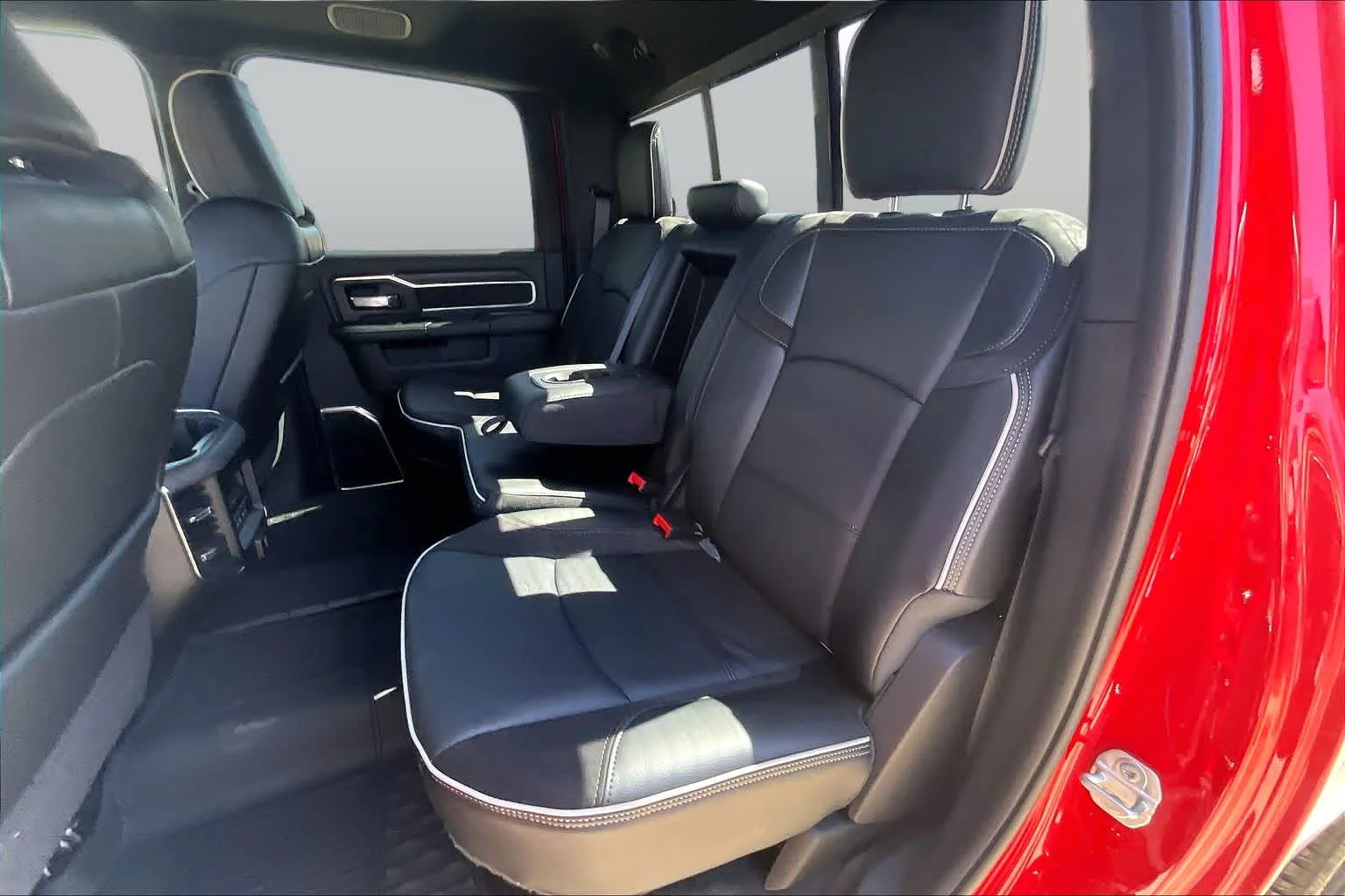 New 2026 Flame Red Clear-Coat Exterior Paint RAM Laramie image 22