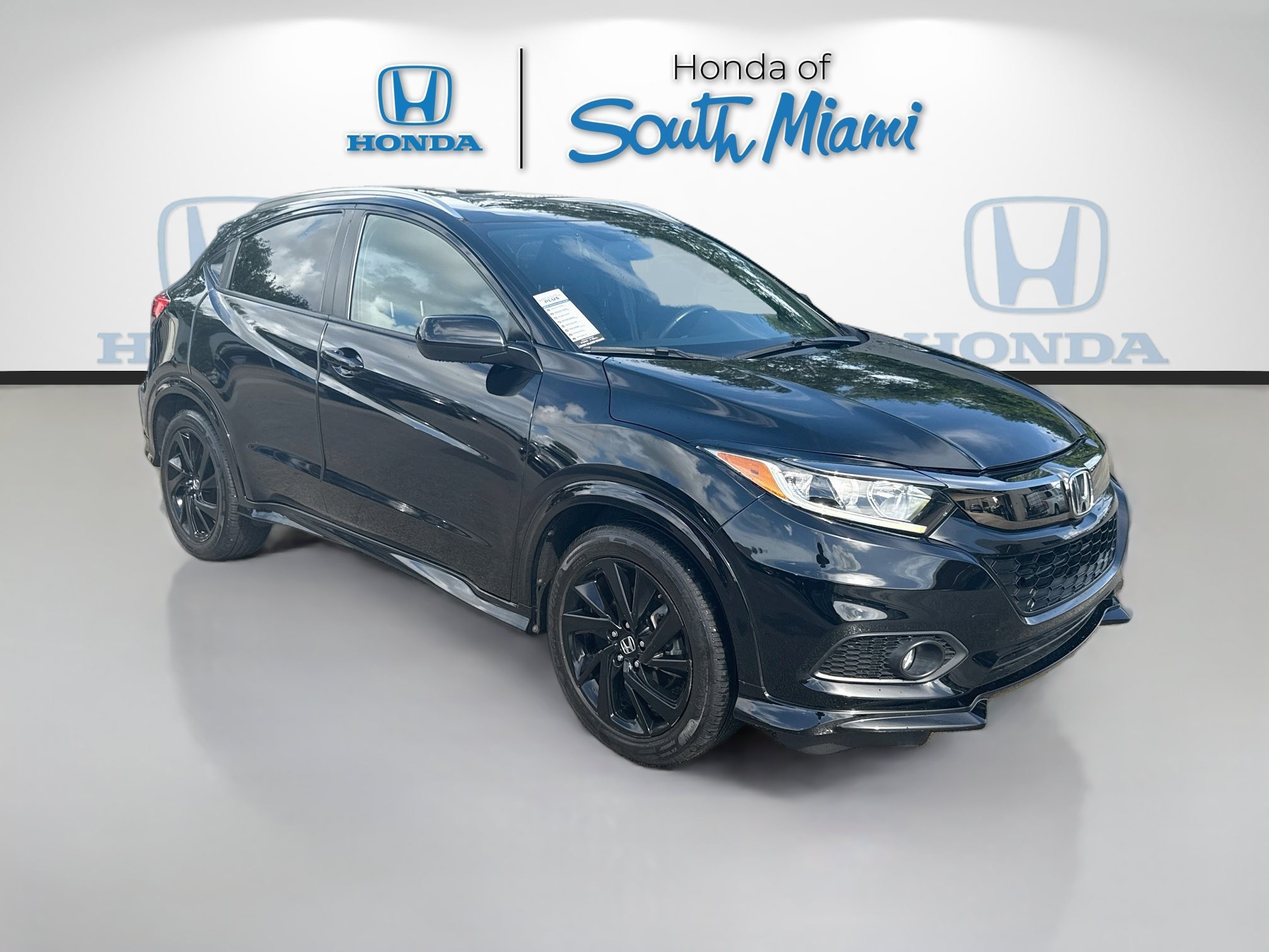 Certified Used 2021 Crystal Black Pearl Honda Sport image 1