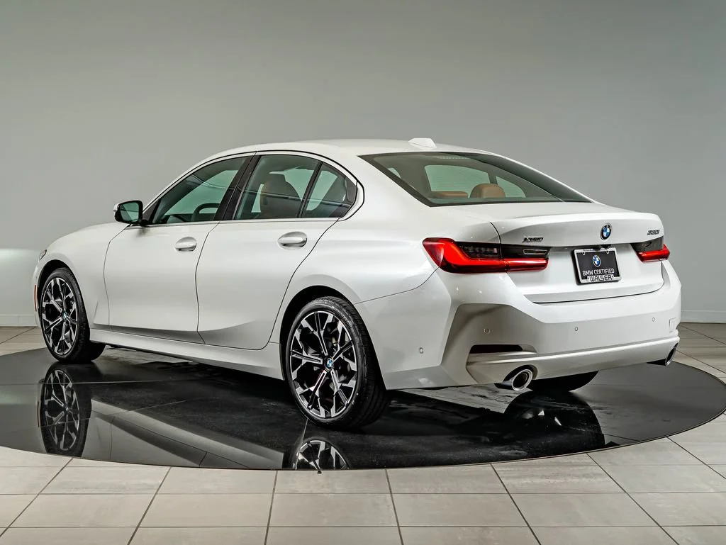 Certified Used 2025 Mineral White Metallic BMW 330i xDrive image 7