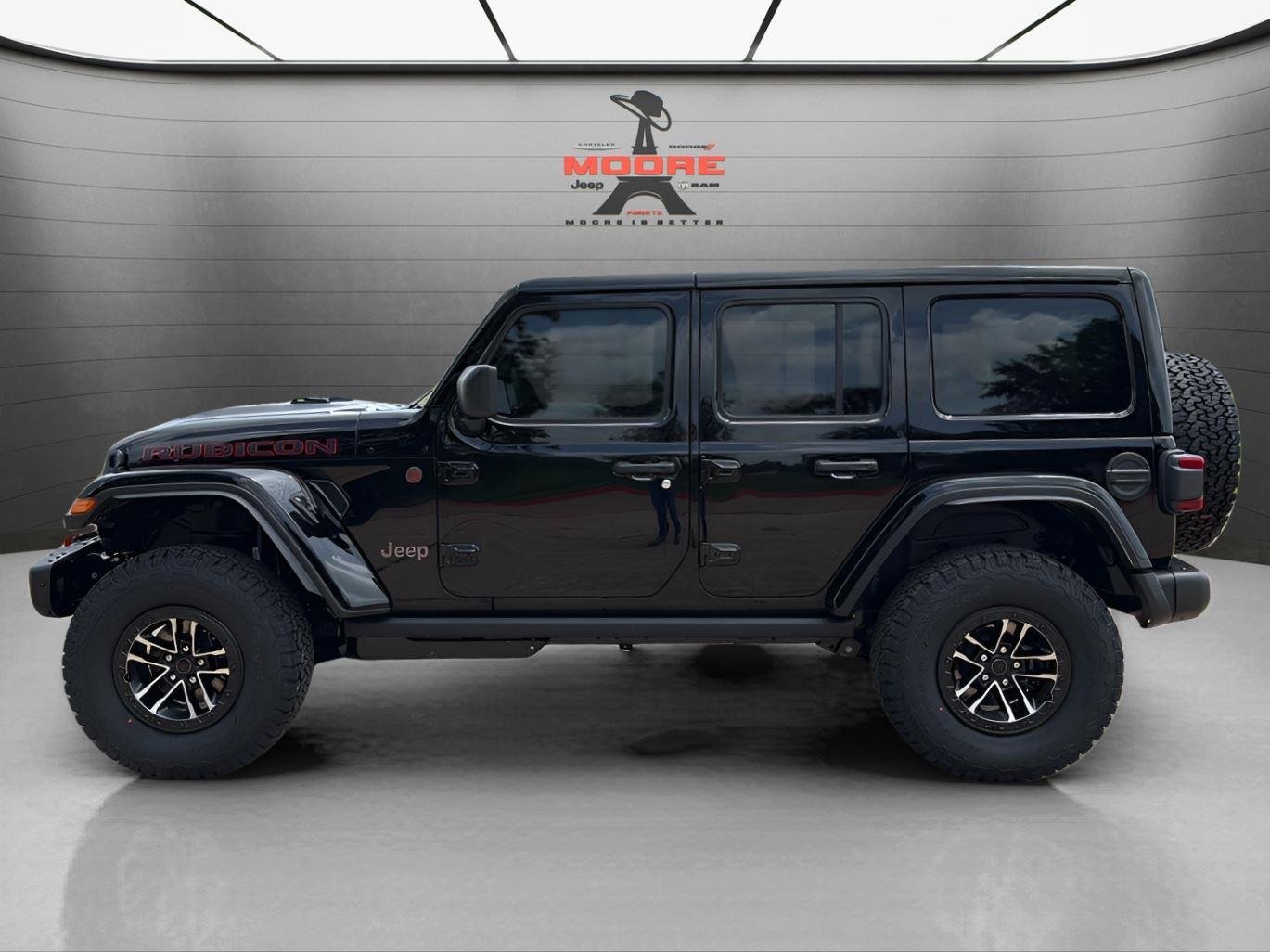 New 2026 Black Clear-Coat Exterior Paint Jeep Rubicon X image 5