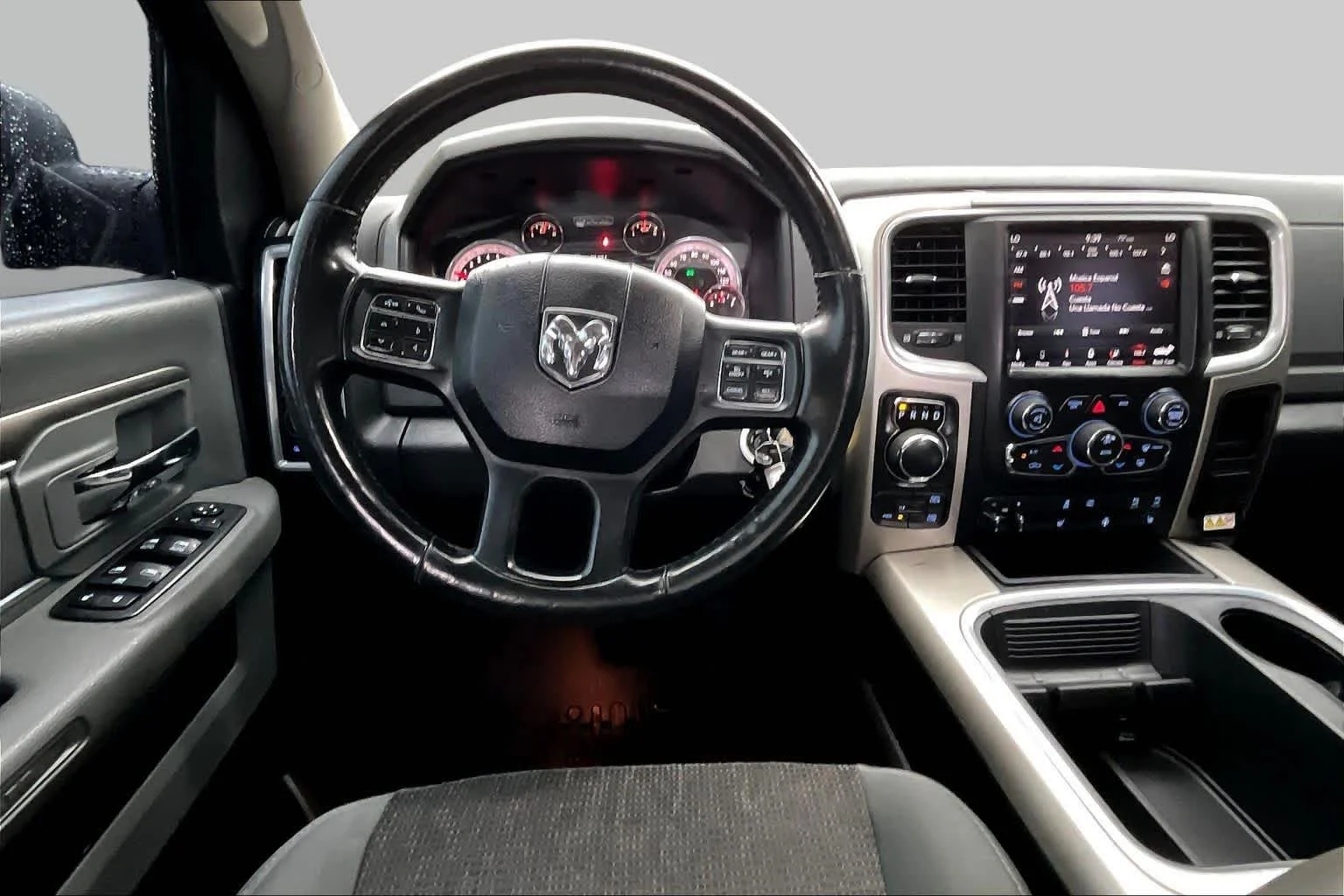 Used 2018 Granite Crystal Metallic Clearcoat Ram SLT image 6