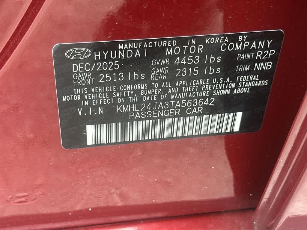 New 2026 Ultimate red Hyundai SE image 16
