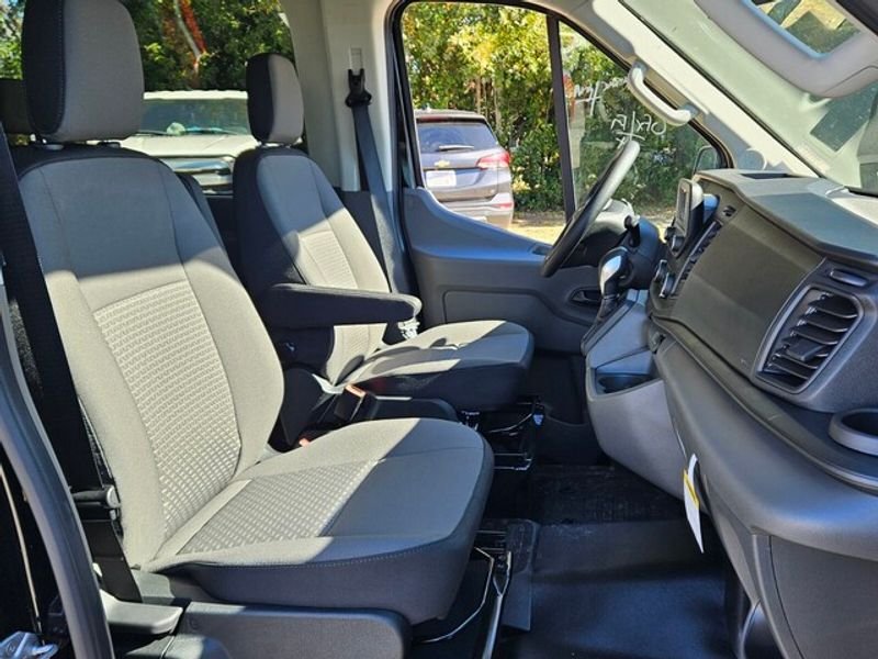New 2025 Agate Black Metallic Ford Passenger Van XL image 12