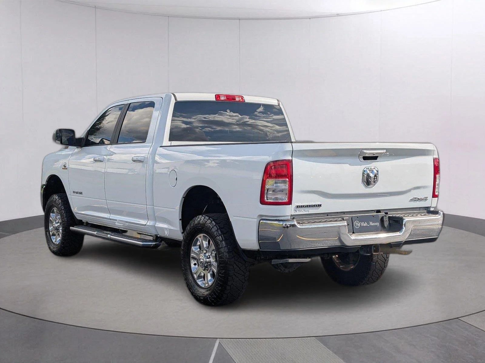 Used 2021 Bright White Clearcoat Ram Big Horn image 3