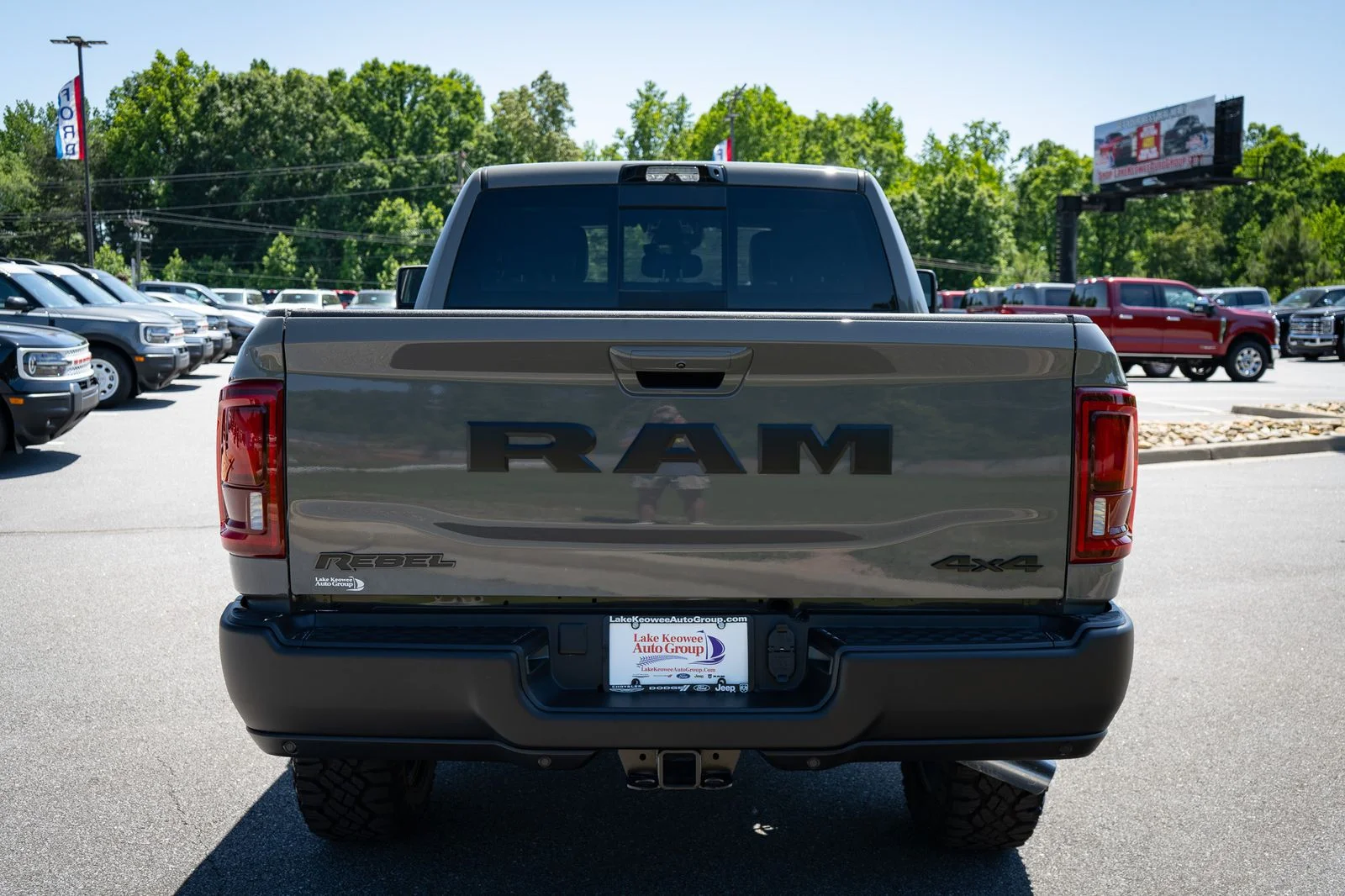 New 2026 Ceramic Gray Clear-Coat Exterior Paint RAM Rebel image 8