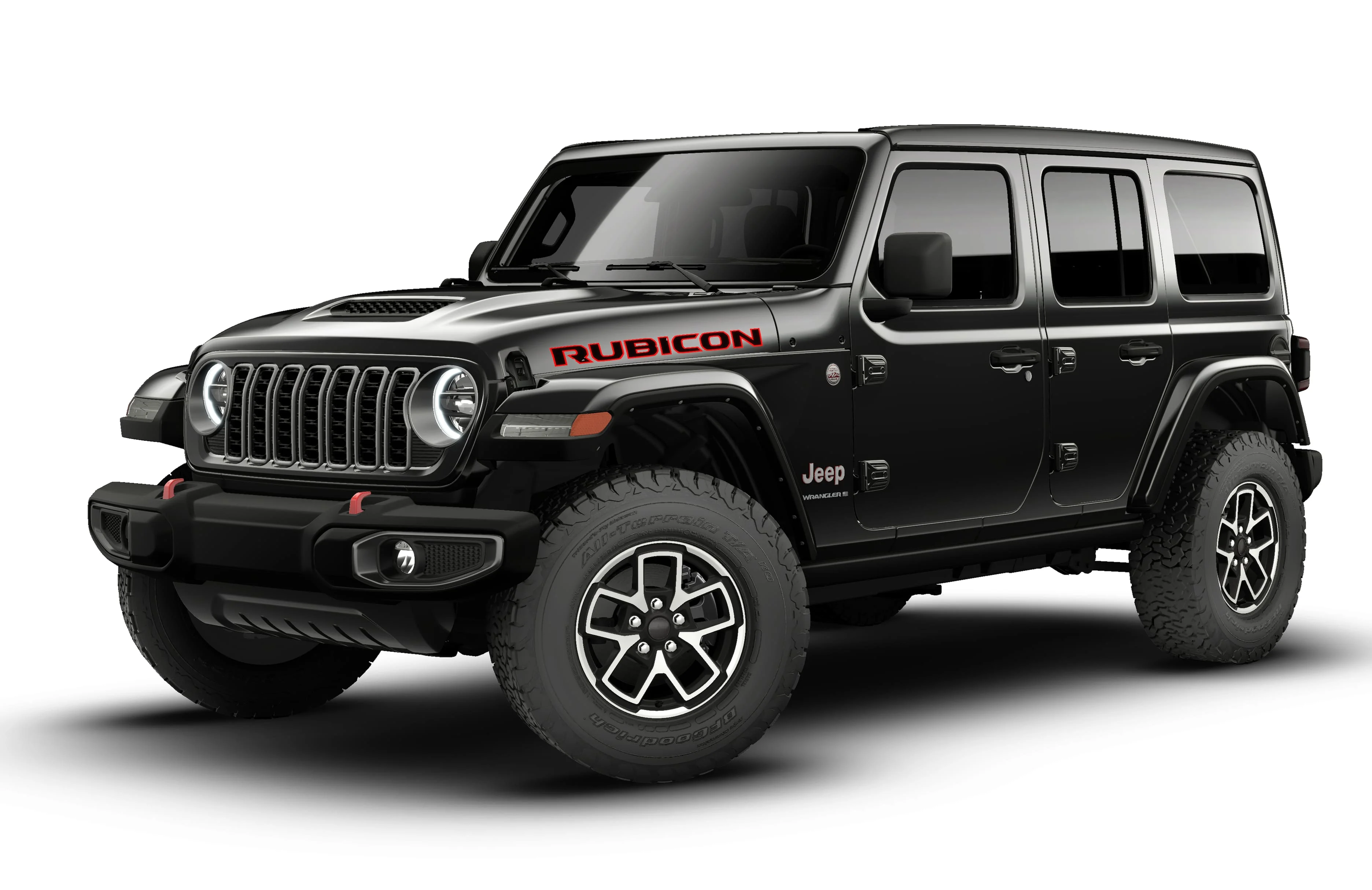 New 2026 Black Clear-Coat Exterior Paint Jeep Rubicon image 13