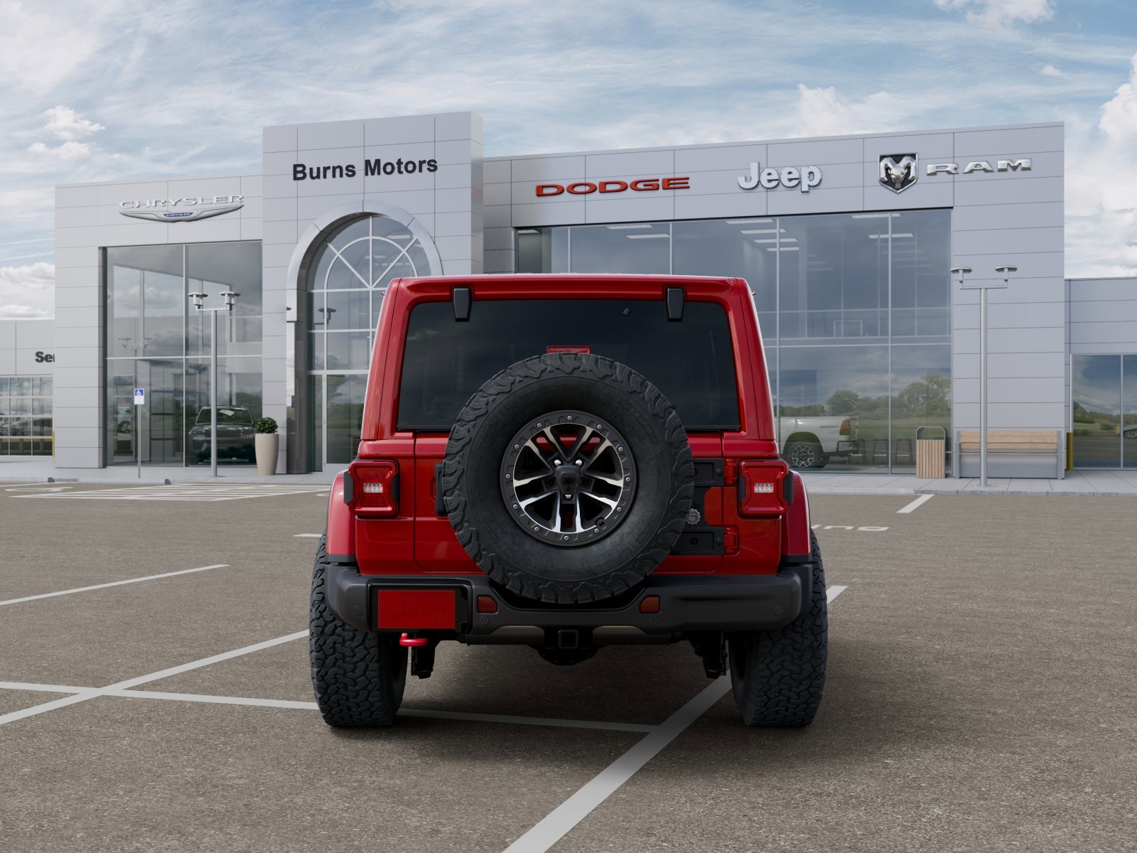New 2026 Firecracker Red Clear-Coat Exterior Paint Jeep Rubicon X 4-Door image 7