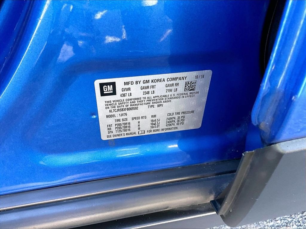 Used 2015 Blue Chevrolet LT image 34