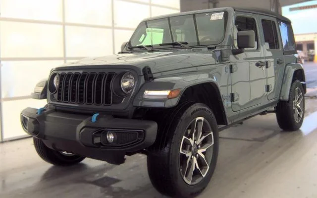 Used 2024 Gray Jeep Sport S 4xe image 1