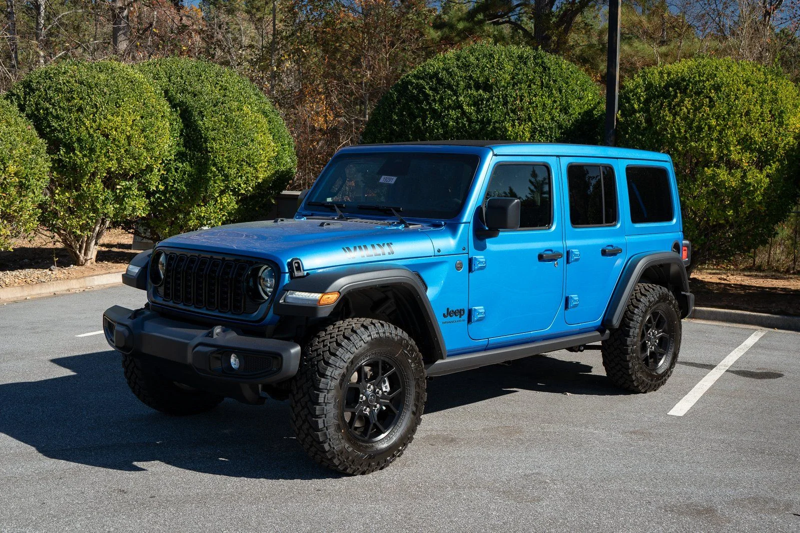 New 2026 Hydro Blue Pearl-Coat Exterior Paint Jeep Willys image 3