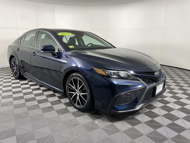 Used 2021 Blue Toyota SE image 1