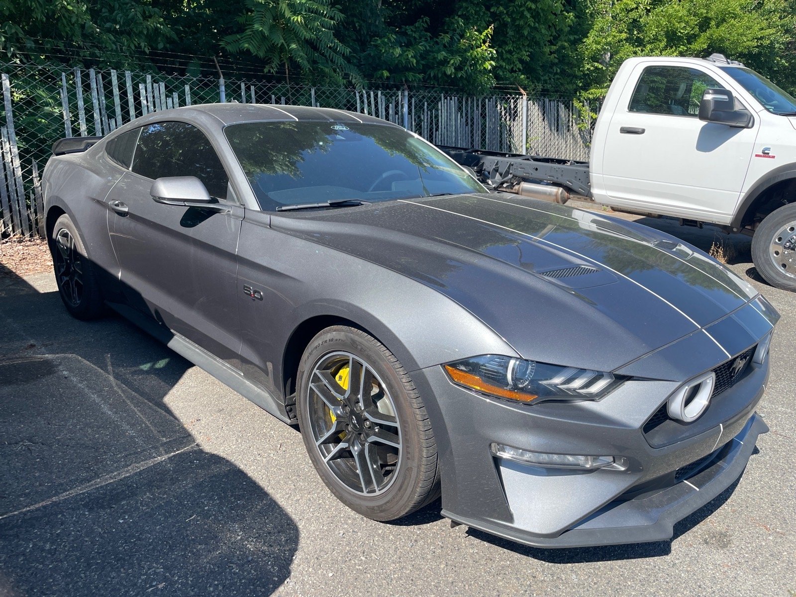 Used 2021 Gray Ford GT Premium image 1