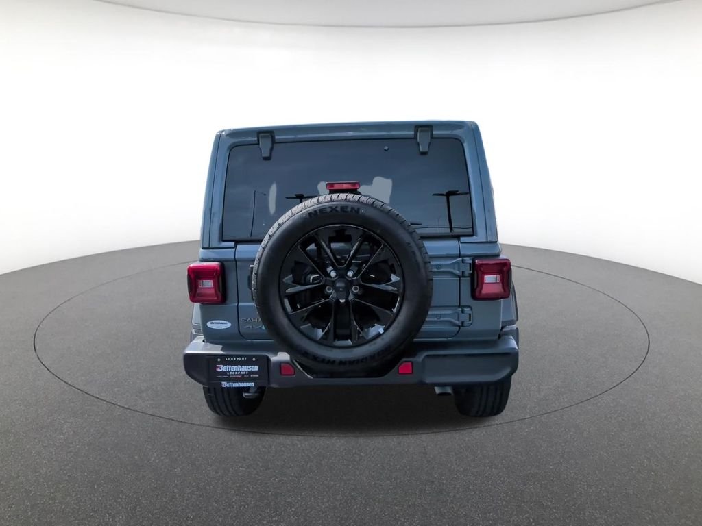 Used 2025 Gray Jeep Sahara 4xe image 7
