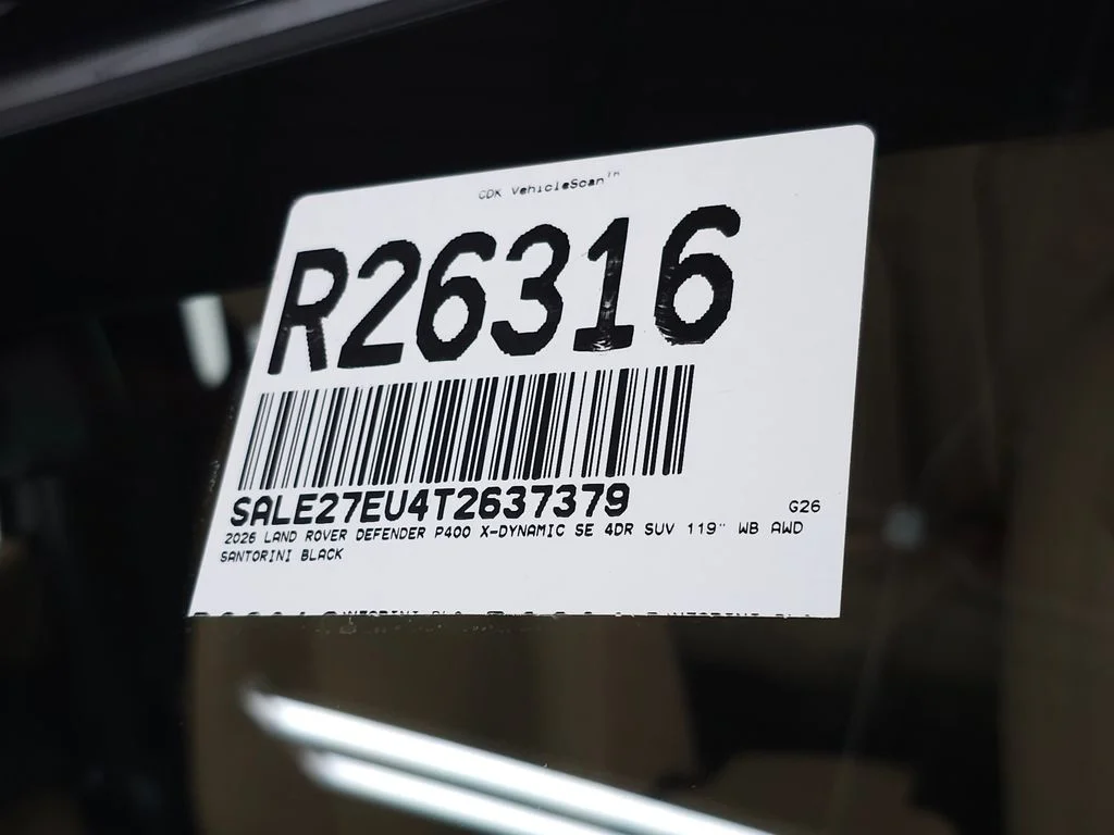 New 2026 Santorini Black Land Rover X-Dynamic SE image 37